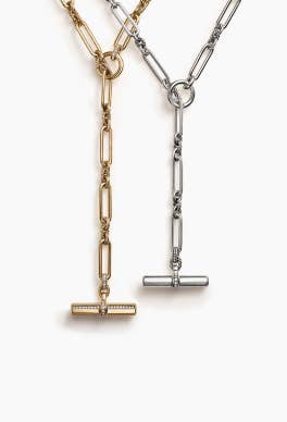 David Yurman Lexington Y necklace.